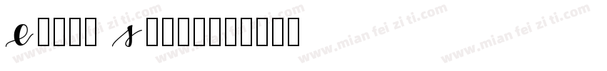 Eilee Smith字体转换